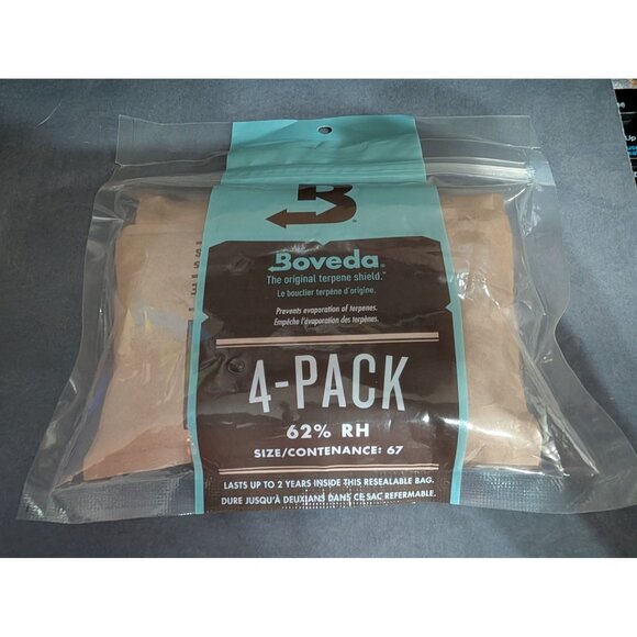 Boveda™ 62% RH 2-Way Humidity Control - Size 67 Protects Up to 1 POUND (4-PACK) - Picture 1 of 5